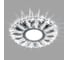 Потолочный встраиваемый светильник FERON CD917 с белой LED подсветкой, MR16, G5.3, прозрачный-матовый 29536 1