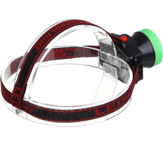 Фонарь налобный РОКОТ 1 LED, 2 режима, 3хАА 221-036