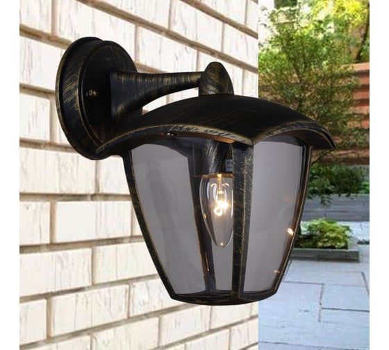 Уличный настенный светильник ReLuce 08301-9.2-001SJ Top mount BKG
