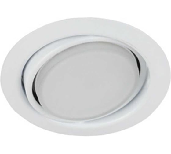 Светильник под лампу ЭРА KL35 А WH Gx53 поворотный, 220V, 13W, белый (80/960) Б0017638