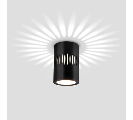 Стационарный светодиодный светильник Elektrostandard DLS026 черный a052837