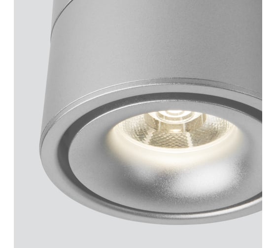 Стационарный светодиодный светильник Elektrostandard DLR031 15W, 4200K, 3100, серебро матовый a051772