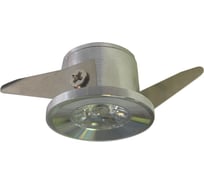 Светодиодный встраиваемый светильник APEYRON, 1W, 85-265V, 90 Лм, 4500 K, размер 30 28 мм 12-78