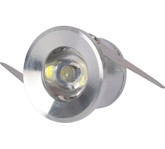 Светодиодный встраиваемый светильник APEYRON, 1W, 85-265V, 90 Лм, 4500 K, размер 30 28 мм 12-78