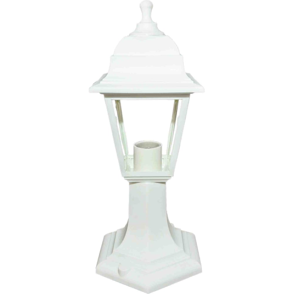 Напольный светильник-фонарь APEYRON, белый, прозрачное стекло 11-12БЕЛ .
