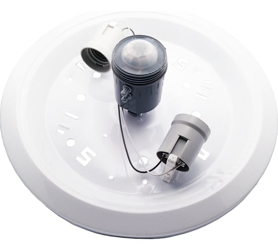 Светильник с датчиком движения AY-KA Е27 (max 2x25 Вт led) белый 9980001