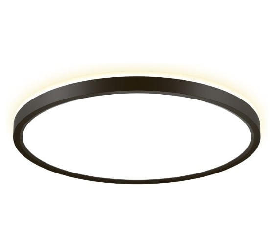 Светильник Citilux NORMA LED с подсветкой Черный CL748321