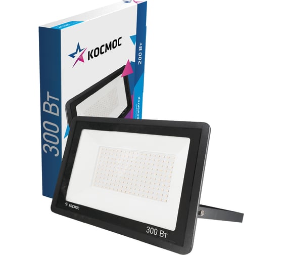 Прожектор Космос IP65, 300 Вт, 27000 лм K_PR5_LED_300 1
