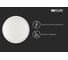Светодиодный светильник Wolta LED 25Вт 6500K Холодный свет 2380Лм круг IP65 LCL05-25W-R01-6K 8