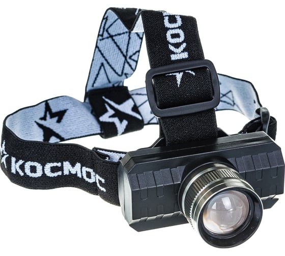 Фонарь КОСМОС с зумом, 3Вт ХРЕ, литий 1200mAh, зарядка micro USB, шнур в комплекте KocH3WZoo