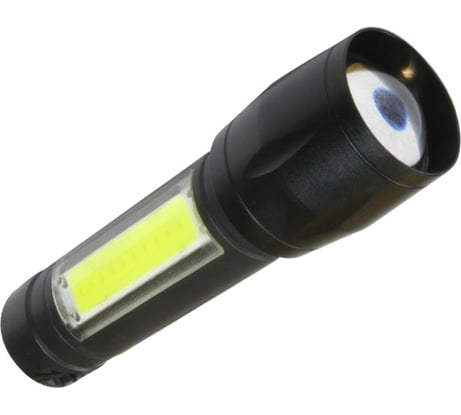 Фонарь КОСМОС 3вт ХРЕ, 3Вт СОВ, литий-ионный аккумулятор 600mAh, Micro USB шнур KocAc1011Lith