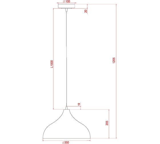 Подвесной светильник ARTE LAMP CARMEL A7076SP-1BK