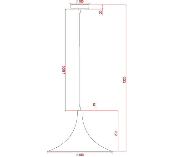Подвесной светильник ARTE LAMP CARMEL A7080SP-1BK