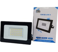 Прожектор VKL electric 20W VLF8 6500К 2400Лм 220V IP65 черный 1208264