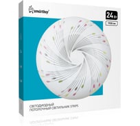 Светодиодный потолочный светильник Smartbuy (LED) 24Вт 350х55мм STRIPS SBL-STR-24-65