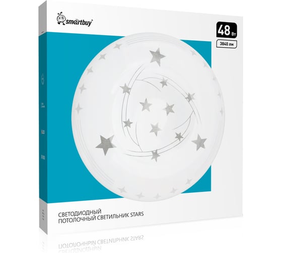 Светодиодный потолочный светильник Smartbuy (LED) 48Вт 380х55мм STARS SBL-STAR-48-65 1