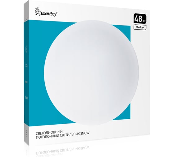 Светодиодный потолочный светильник Smartbuy (LED) 48Вт 380х55мм SNOW SBL-SN-48-65 1