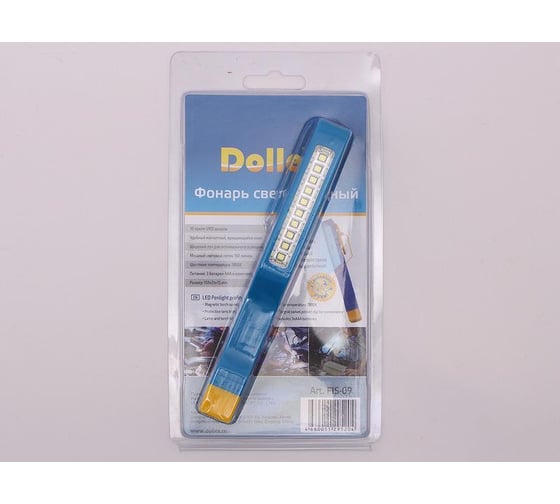 Инспекционный фонарь Dollex, Penlight ручка-фонарик, 10хSMD, 3xAAA, магнит ЗАМЕНА 137662 FIS-09