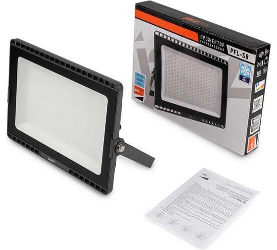 Прожектор светодиодный Jazzway PFL- S8 200Вт 6500K LOWTEMP (диапазон работы низких температур)120градусов IP65 5057739