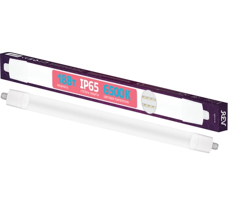 Светодиодный светильник REV, DSP01-18-6K IP65, 18Вт, 1530Лм, 6500K, магистральная проводка, 56012 8