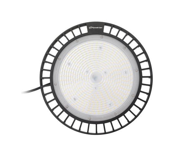 Светильник ДСП Русский Свет IB 10 S 150W M 850 BK LED Highbay D298xH112мм 150Вт 5000К IP65 подвес черный 16091023048