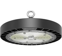 Светильник ДСП Русский Свет IB 10 S 150W VW 850 BK LED Highbay D298xH112мм 150Вт 5000К IP65 подвес черный 16091023047