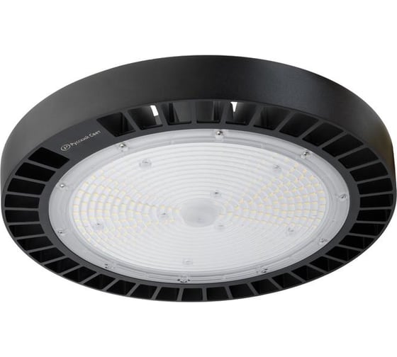Светильник ДСП Русский Свет IB 11 S 200W VW 840 BK LED Highbay 353x353x117мм 200Вт 4000К IP65 подвес черный 16091123175 1