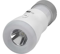Фонарь светодиодный кемпинговый аккумуляторный Jazzway Accu5-L1W/L10/L14-wh Li-ion 18650 1200мА.ч 3 источника света IP20 5048850