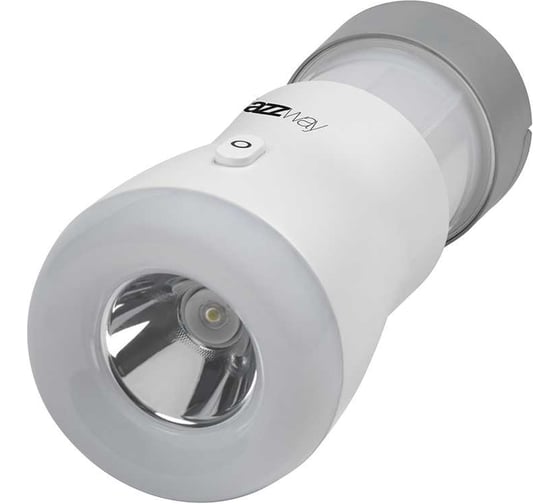 Фонарь светодиодный кемпинговый аккумуляторный Jazzway Accu5-L1W/L10/L14-wh Li-ion 18650 1200мА.ч 3 источника света IP20 5048850 1