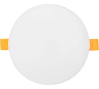 Светодиодный встраиваемый светильник EKF ДВО 1106 даунлайт, безрамочный, круглый, 18Вт, 6500K, IP20, LUMA DLL-1106-R-18-6500