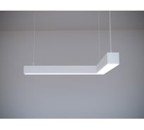 Светильник светодиодный подвесной угловой P55 угловой A90 (0.75м_0.75м, 33Вт, 4000К, белый) Modaline MLP5575W24.A90