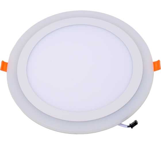 Светодиодный встраиваемый светильник LEEK круг, голубой цвет LE LED 2BCLR 24W 3/6K LE061300-0027
