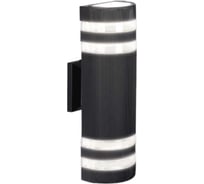 Светильник IN HOME уличный настенный двусторонний НБУ POLO-R-2хGU10-BL алюм черный IP54 4690612055800