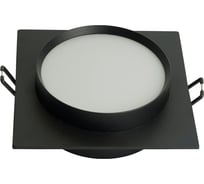 Светильник встраиваемый FERON DL506 потолочный GX53 черный круг, 51357
