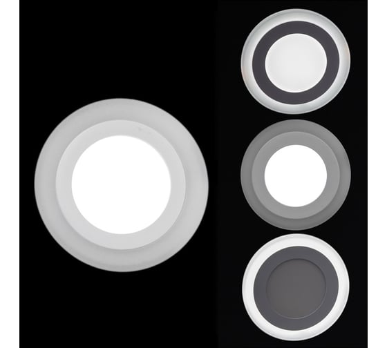 Светодиодная панель ReLuce 70506-9.0-001TM LED6+3W WH/DL+DL (6500K+6500K)