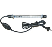 Светодиодный светильник ПРОВОДНИК для телекоммуникационных шкафов ПРОМ (220V)-1x30 IP 65 (провод 3 м с герметичным выключателем), черный 04220304PRO