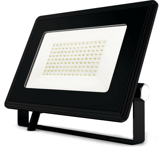 Светодиодный прожектор LEEK LE LED FL 100W BLACK 1/5 IP65 холодный белый LE040303-0046 1