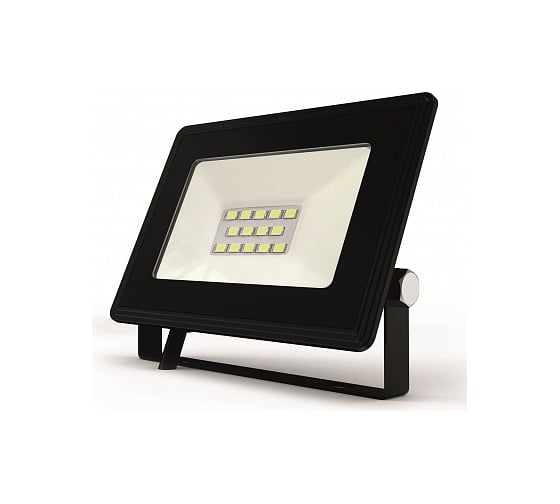 Светодиодный прожектор LEEK LE LED FL 10W BLACK 1/40 IP65 холодный белый LE040303-0041 1