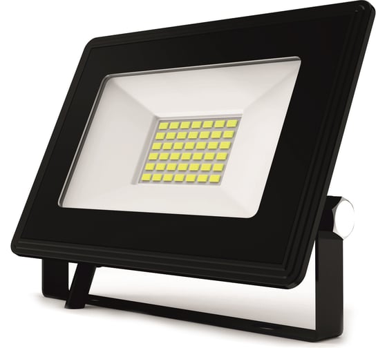 Светодиодный прожектор LEEK LE LED FL 30W BLACK 1/20 IP65 холодный белый LE040303-0043 1