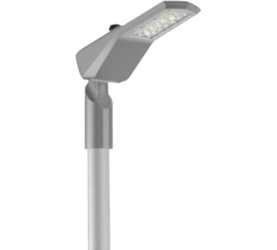 Светодиодный светильник уличный VARTON Levante Plaza 25 Вт, кронштейн 60 мм, 5000 K, RAL7045, серый муар, DALI ZHAGA V1-S1-70660-40Y34-6602550 1