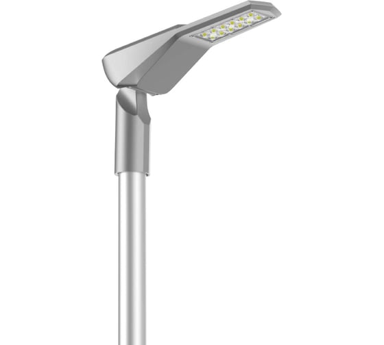 Светодиодный светильник уличный VARTON Levante Plaza 25 Вт, кронштейн 48 мм, 5000 K, RAL7045, серый муар V1-S1-70648-40L34-6602550 1