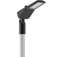 Светодиодный светильник уличный VARTON Levante Plaza 40 Вт, кронштейн 48 мм, 3000 K, RAL9005, черный муар, DALI ZHAGA V1-S1-90648-40Y34-6604030