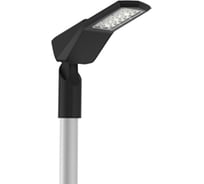 Светодиодный светильник уличный VARTON Levante Plaza 50 Вт, кронштейн 60 мм, 3000 K, RAL9005, черный муар V1-S1-90660-40L34-6605030