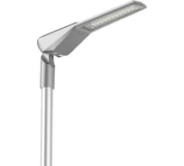 Светодиодный светильник уличный VARTON Levante M Plaza 110 Вт, кронштейн 48 мм, 3000 K, RAL7045, серый муар V1-S1-70748-40L34-6611030