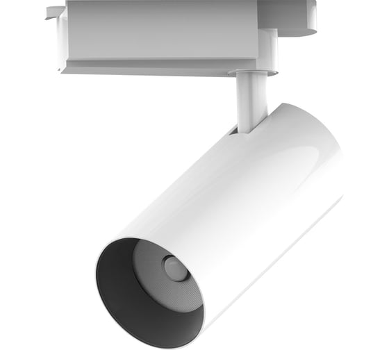 Трековый светильник Gauss цилиндр 16W 1680lm 4000K 180-220V IP20 65х206мм белый LED TR081