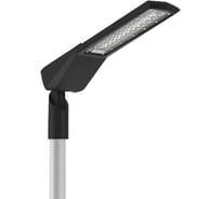 Светодиодный светильник уличный VARTON Levante M Parking 80 Вт, кронштейн 60 мм, 3000 K, RAL9005, черный муар V1-S1-90760-40L24-6608030