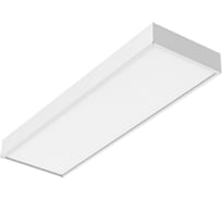 Светодиодный светильник VARTON A170 2.0 офисный, встраиваемый/накладной, 16 Вт, 3000 K, 595x180x50 мм, IP40, с призматическим рассеивателем, белый, диммируемый по протоколу DALI V1-A0-00170-01PRD-4001630