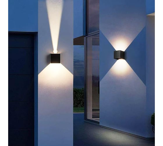Уличный настенный светильник Reluce 86818-9.2-001KT LED2*5W BK