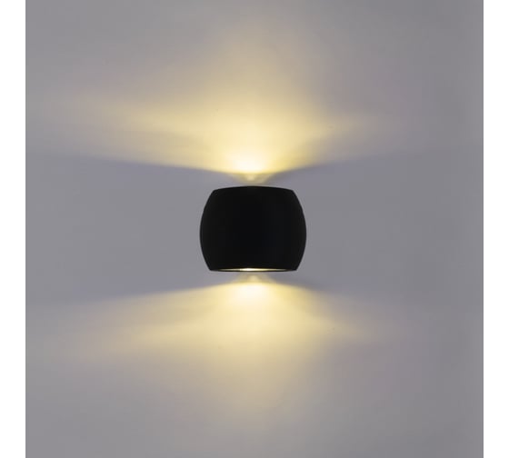 Уличный настенный светильник Reluce 86008-9.2-002TLB LED2*3W BK