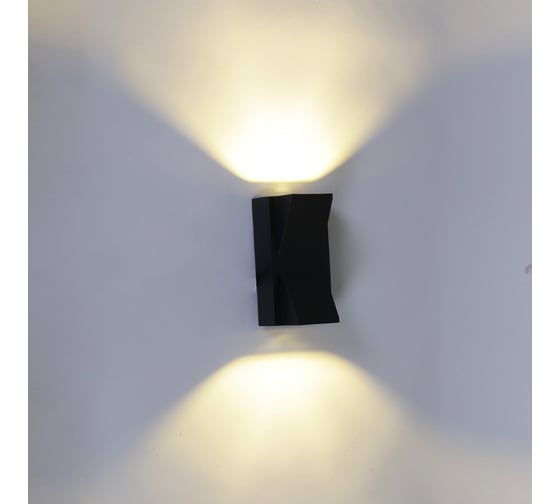Уличный настенный светильник Reluce 86689-9.2-002KT LED2*5W BK